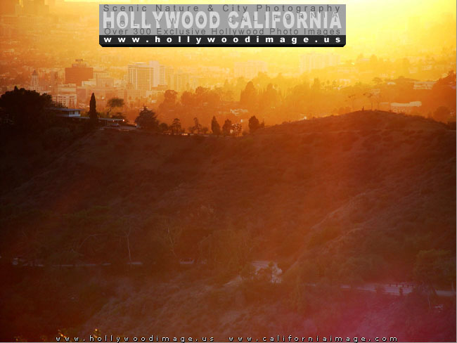 Hollywood-hills-sunset-light