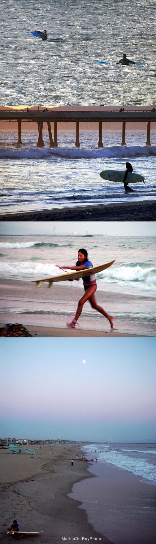 Sunset Surfing