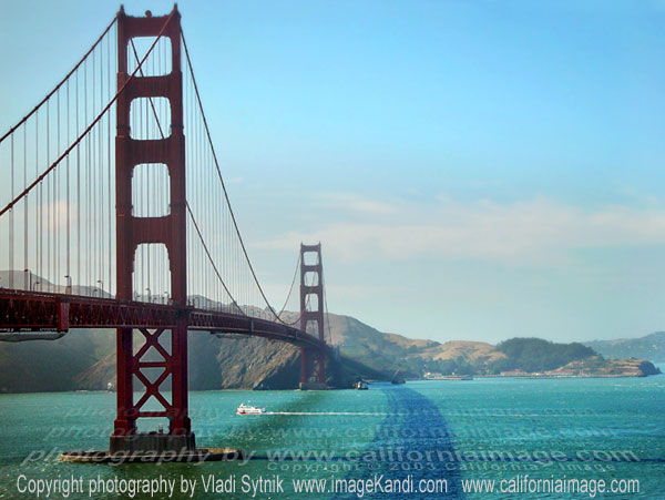 golden gate bridge. Golden Gate Bridge in San
