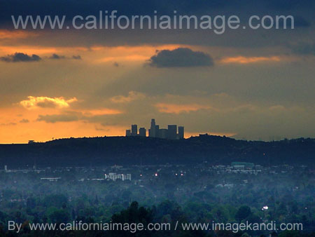 Downtown LA Faraway View by californiaimage.com