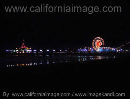 Santa Monica Pier Night View