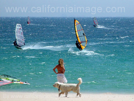Spain - June 2004 - Waiting on the Beach (Atlantic Windsurfing)