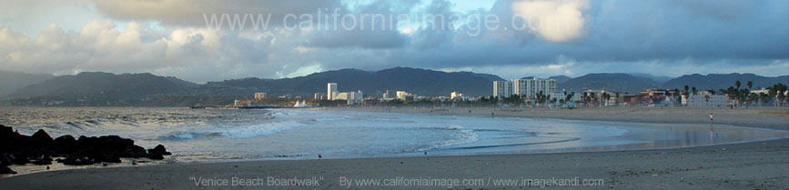 Venice Beach and Santa Monica Panorama