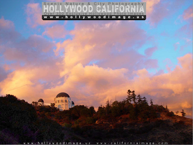 Griffith-park-observatory-sunset-view