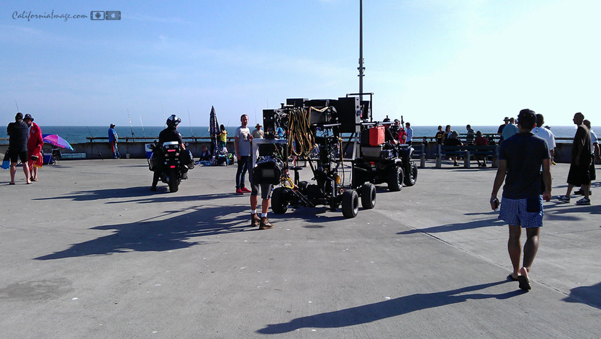 Pier Filming Crew