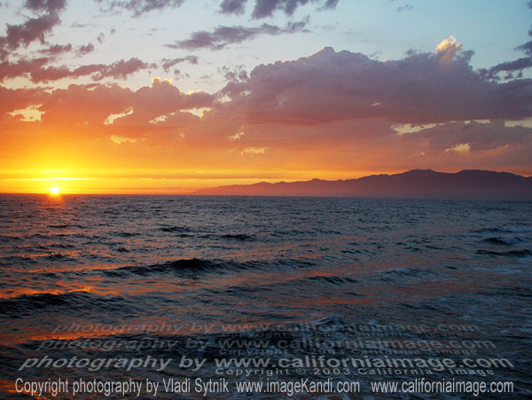 California Ocean Sunset