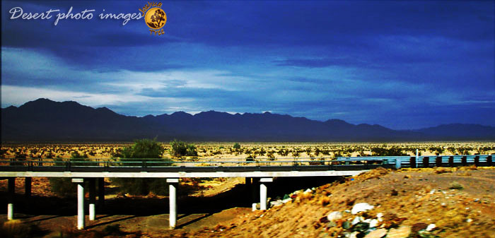 Desert Freeway Bridge